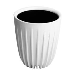 Горшок пластиковый ЛИВИНГРИН Сигма Белый 4,6 л