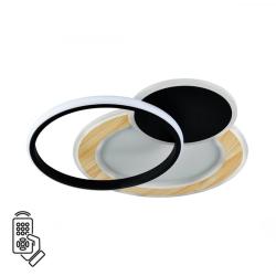 Люстра СОНЕКС Pine 7735/80L Дерево, черный