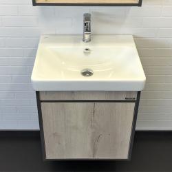 Тумба с раковиной COMFORTY Вена 55 дуб дымчатый