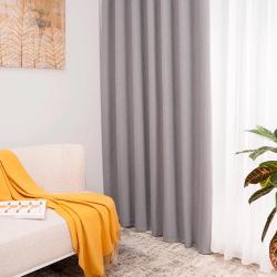 Штора LEGRAND Блэкаут сага Светло-серый 180*260 см