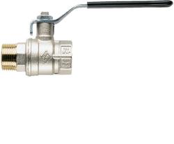 Кран шаровой RUBINETTERIE BRESCIANE длинная ручка 1/2" ВР-НР