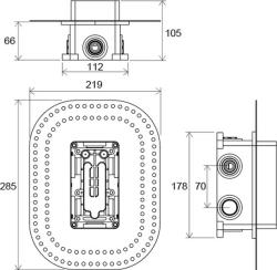 Механизм внутренний RAVAK R-box multi RB 071.50