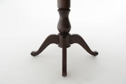 Стол АВРОРА Фабрицио1 Белый/Черный 1000(1300)*1000 мм