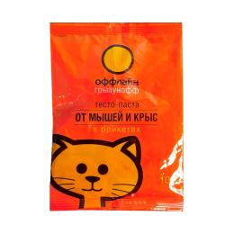 Средство от грызунов ГРЫЗУНОФФ ОФФЛАЙН тесто-паста 100 г