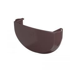 Заглушка желоба ТЕХНОНИКОЛЬ Оптима Темно-коричневый универсальная 120/80 мм