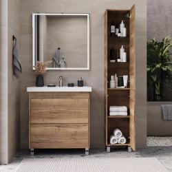 Пенал BRIZ Риччи R дуб велингтон табак 35*190 см