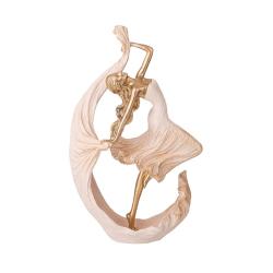 (АКЦИЯ) Cтатуэтка 23*11,5*38см Танцующая леди полистоун /162-1201/LEFARD/ 