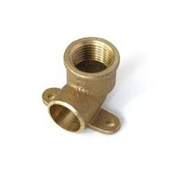 Уголок медный VIEGA комбинированный с креплением 15 мм 1/2" ВР