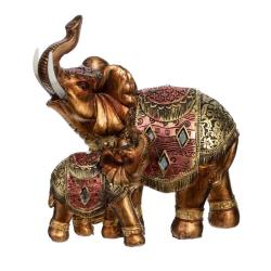 787063 Фигурка декоративная "Слоны" (14,5*8,5*16 см)