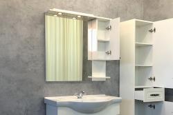 Зеркальный шкаф COMFORTY Севилья 85*82 см