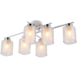 Люстра ЛАЙТ СФЕРА 74402/6 Chrоme+white Белый