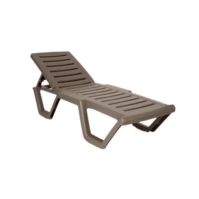 Шезлонг ЭЛЛАСТИК-ПЛАСТ Атлант Мокко 190*70*45 см