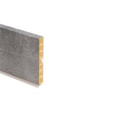 Цоколь ПВХ Бетон светлый 100 мм 4 м