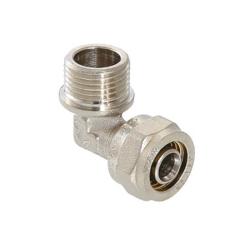 Уголок VALTEC комбинированный обжим 16 мм 3/4" НР VTm.353.N.001605