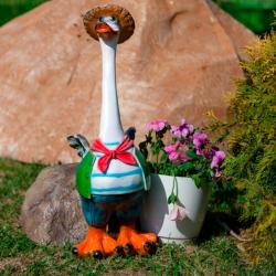 Фигурка для водоема Гусь мультяшный