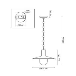 Светильник ODEON Furcadia 4833/1 Черный