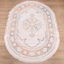 Ковер Ascona 4417A BEJ овал размер 0,7*1,4м