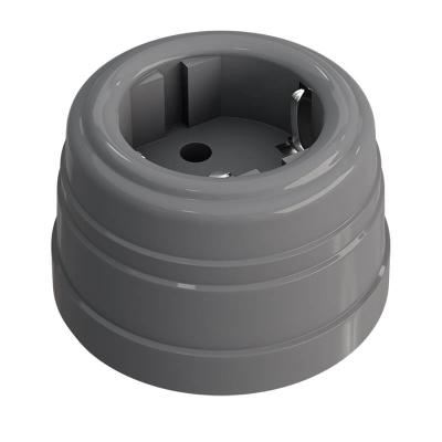 Розетка сетевая ТМ МЕЗОНИНЪ Усадьба с заземлением серый GE30301-07