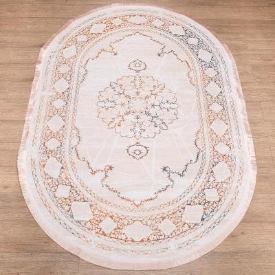 Ковер Ascona 4417A BEJ овал размер 0,7*1,4м