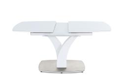 Стол АВРОРА Нотр-Дам Moderne Optiwhite Белый/Белый 1400(1715)*850 мм