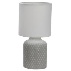 Настольная лампа ЭКОНОМ СВЕТ G32221/1T GR WT Серый