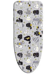 Чехол для гладильной доски VARMAX Cats Gray 145*55 см