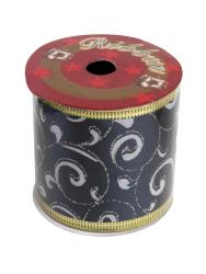 Лента новогодняя ФЕНИКС ПРЕЗЕНТ Морская волна 2,7 м