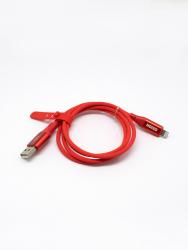Кабель USB OXION для IPHONE красный OX-DCC334RD