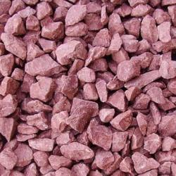 Щебень кварцит фракция 5-20 мм Малиновый 25 кг