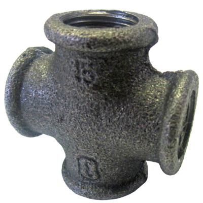 Крестовина чугунная 1/2" ВР