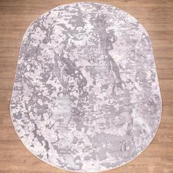 Ковер OPERA W1165 L.Grey/D.Grey овал 1,6 х 2.3 м