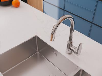 Смеситель для кухни CERSANIT Moduo 64839 Смеситель для кухни CERSANIT Moduo 64839