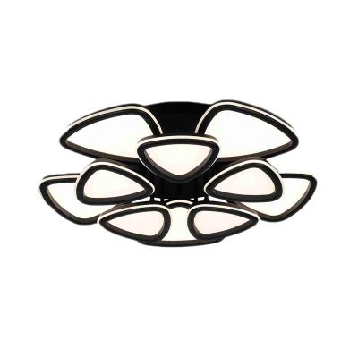 Люстра ЛАЙТ СФЕРА 9307/5+5S BK Черный