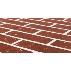 Панель с тиснением СТИЛЬНЫЙ ДОМ Кирпич красный 1,22*2,44*0,04 мм 41252