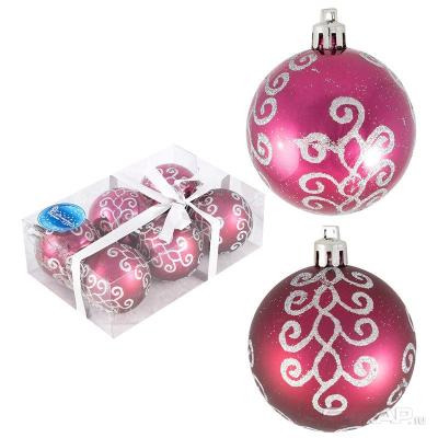 Набор шаров ВОЛШЕБНАЯ СТРАНА Традиции розовый 6 см