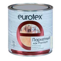 Лак EUROTEX Premium паркетный полуматовый 0,8 л