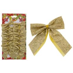 Елочное украшение ВОЛШЕБНАЯ СТРАНА Бант Рождественский 