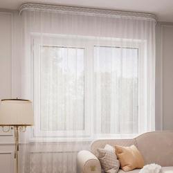 Тюль LEGRAND Винтаж Снежно-белый 300*260 см