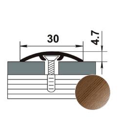 Профиль одноуровневый ЛУКА ЛС-04-2 ламинированный Дуб мокко 4061 1,8 м