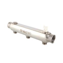 Коллектор нержавеющий VALTEC 4 выхода 1*1/2" НР VTc.510.SS.060404