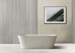 Ванна из искуственного камня ABBER Stein 165*70 см AS9622  