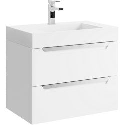 Тумба с раковиной AQWELLA Cube 70 белый