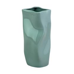 Ваза 11*11*21см мятн./374-150/Lefard/