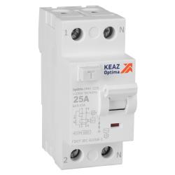 Устройство защитного отключения КЭАЗ OptiDin DM63-2225 2P 25 A AC 30 мA 343888