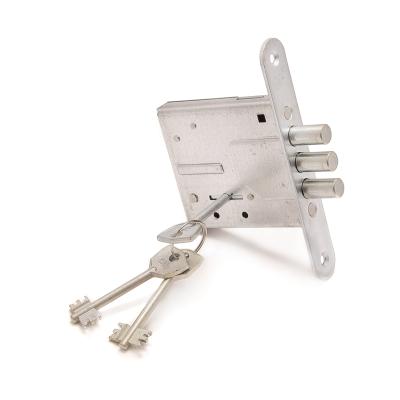 Замок врезной ПРОСАМ 8-4 Хром