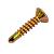 Саморез для оконного профиля сверло желтый цинк 3,9*19 мм