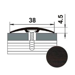 Профиль одноуровневый ЛУКА ЛС 04-3 ламинированный Дуб венге 4095 2,7 м