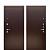 Дверь металлическая АВАНДОРС Урбанист 60ММ левая 2050*860 мм