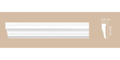 Молдинг DECOMASTER 64*19*2000 мм A031 Молдинг DECOMASTER 64*19*2000 мм A031