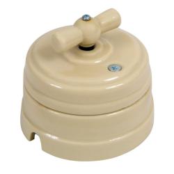 Выключатель ТМ МЕЗОНИНЪ 1 клавиша перекрестный слоновая кость GE70402-02